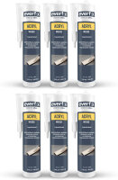 EVERFIX Acryl weiss, (310 ml, 6 Stück)...