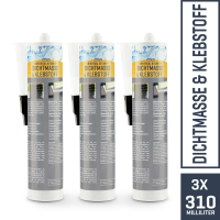 EVERFIX Bitumen Dichtmasse und Kleber (3 x 310ml...