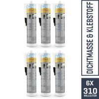 EVERFIX Bitumen Dichtmasse und Kleber (6 x 310ml...