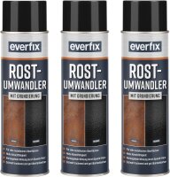 Everfix Rostumwandler Spray mit Grundierung (3 x 500 ml)...